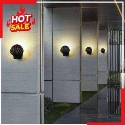 Đèn Tường Vỏ Sò Đen - Sự Huyền Bí Của Biển Cả | TE-015 IP65 EURO